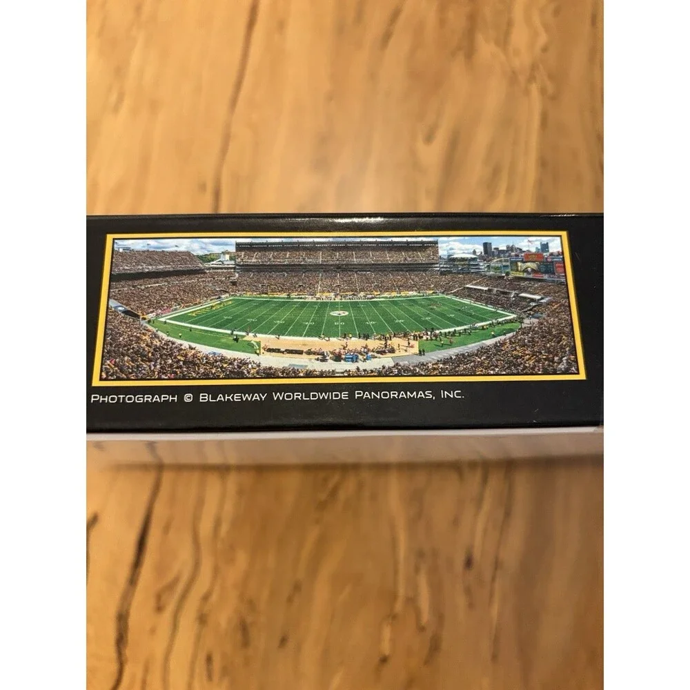 Pittsburgh Steelers 1000 Piece Panoramic Puzzle NFL Brand New 39” x 13” Football